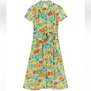 BNIB Joanie Tapas Print Midaxi Dress Size 4